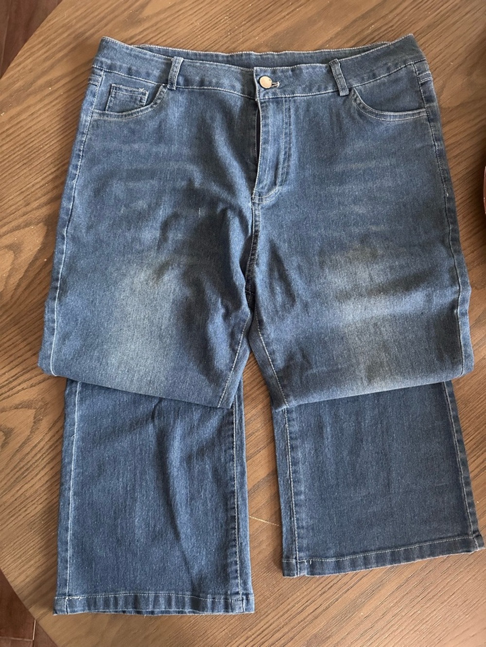 Men's Straight Fit Dark Blue Jeans